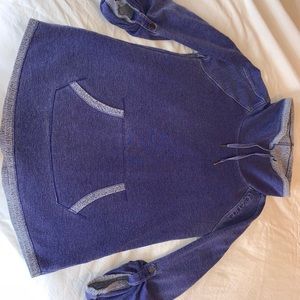 Calvin Klein Blue Long Neck Sweater